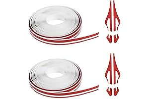 2 Rolls of 32ft Red Pinstripe Tape