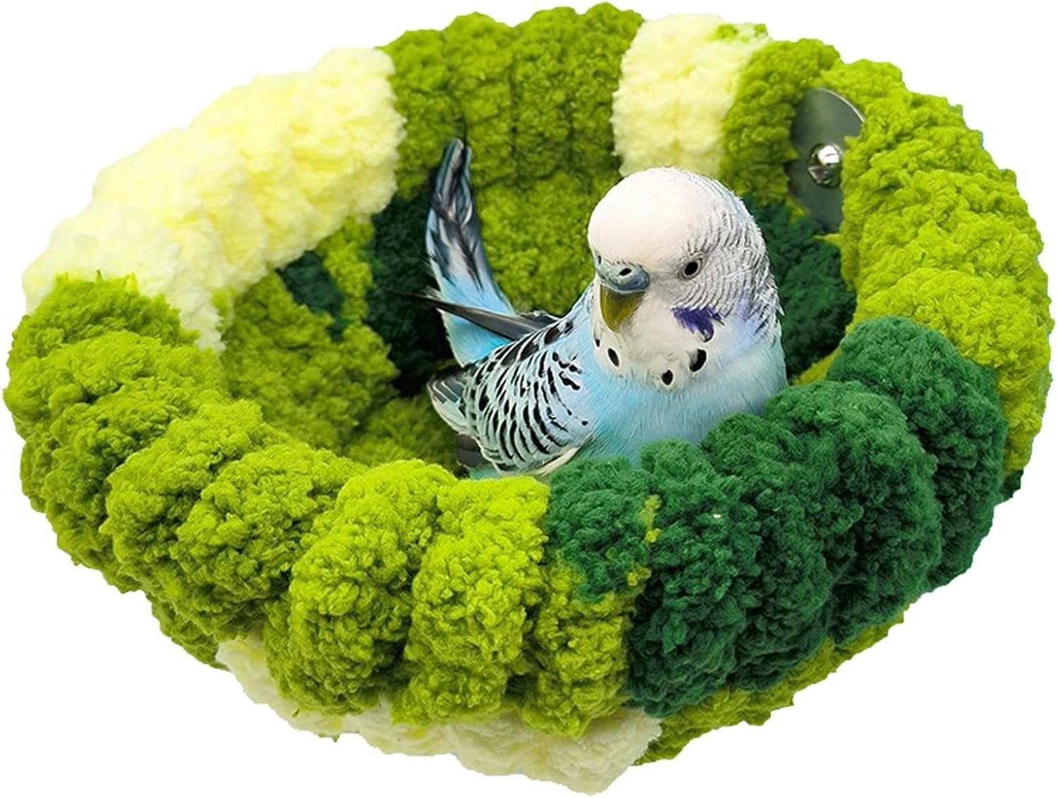 Birds Nest, Soft Budgie Cage Nest, Luxurious Warmth Parakeet Woven Nest, Easy Mounting Birds Beds, Cleaning Budgie Sleeping Nest for Sleeping Bed Eggs Laying Breeding S