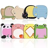 24 Pcs Cartoon Sticky Notes Set Stitch Party Bags, Mini Animal Notes, Stickers for Party Bags, Notebook Sticky Notes, Stitch Party Bag Fillers for Kindergarten Child Gifts (8 Styles)