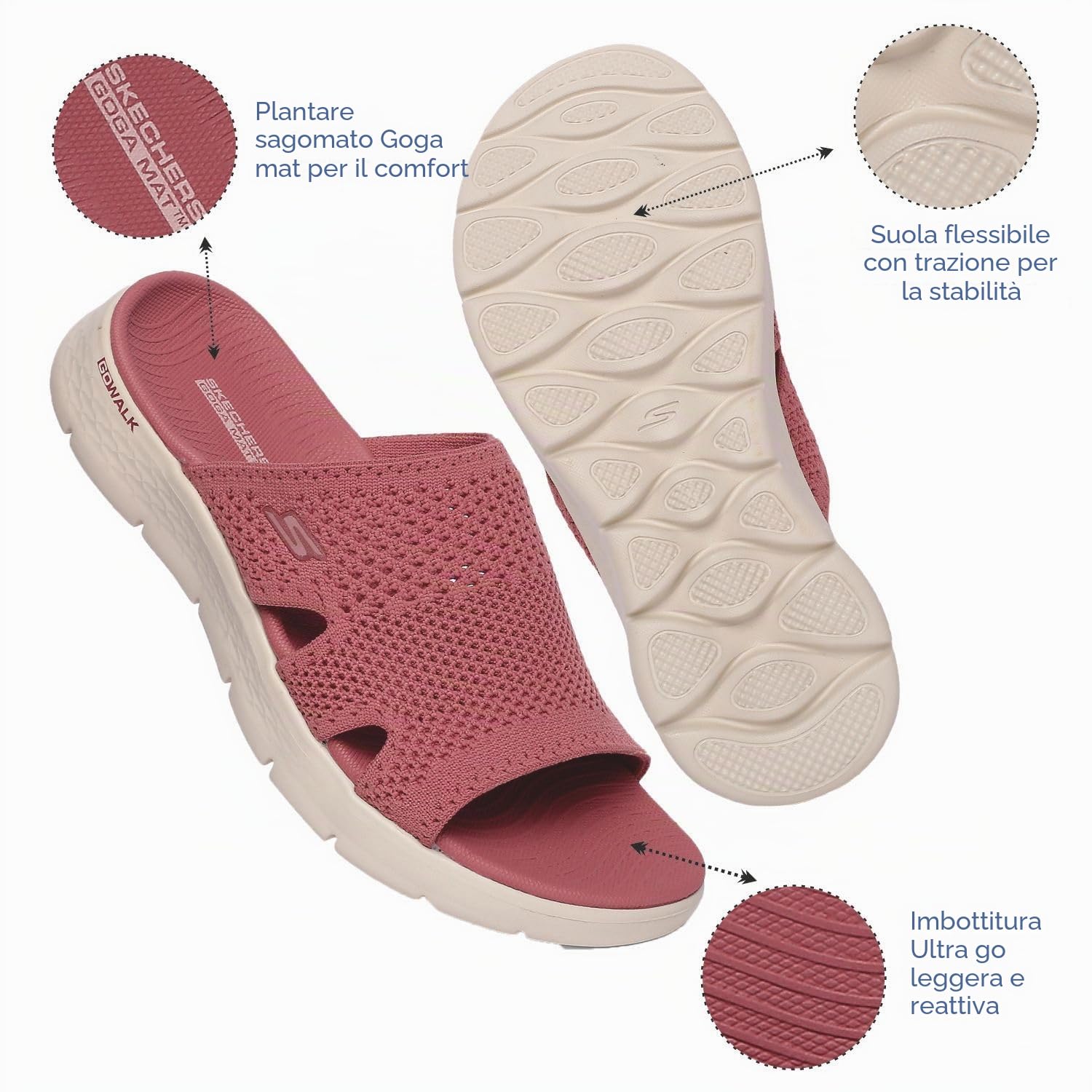 Skechers Go Walk Flex Sandal Elation GO WALK FLEX SANDALO ELATIONDonna