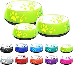 elropet Dog Bowl, Food Bowl, Water Bowl, Non-Slip, S/M/L (S 1,010 ml, Medium Dogs), Light Green