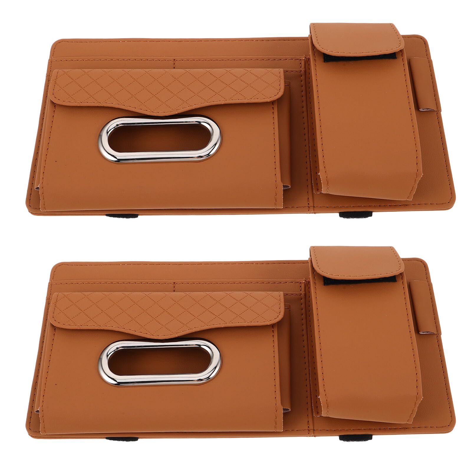 Alipis 2pezzi Clip per Occhiali da Sole per Visiera Auto Supporto Organizer Multifunzionale per Visiera Parasole per Auto Contenitore per Occhiali da Sole per Parasole