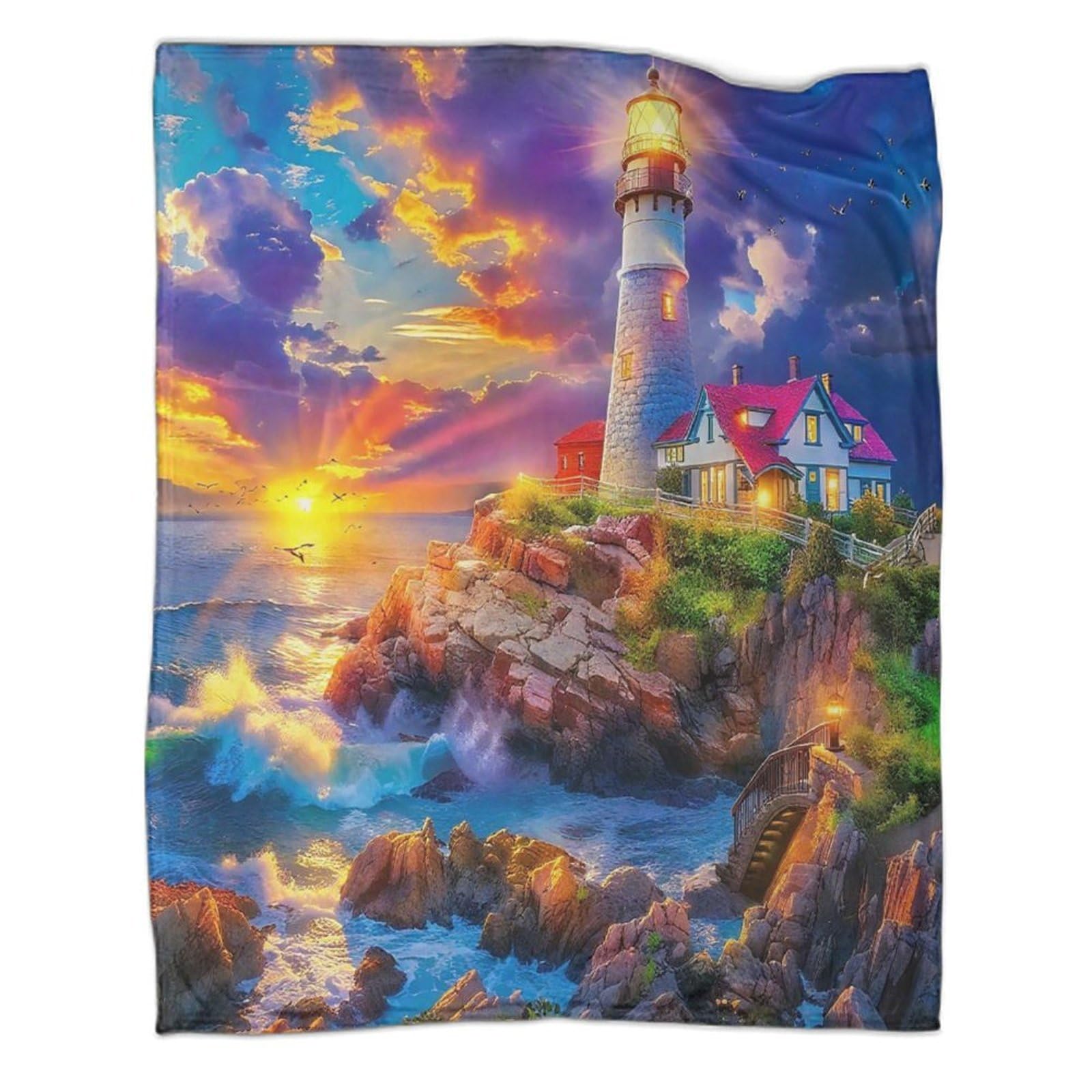 Couverture décorative en flanelle, le cadeau doux pour petits et grands