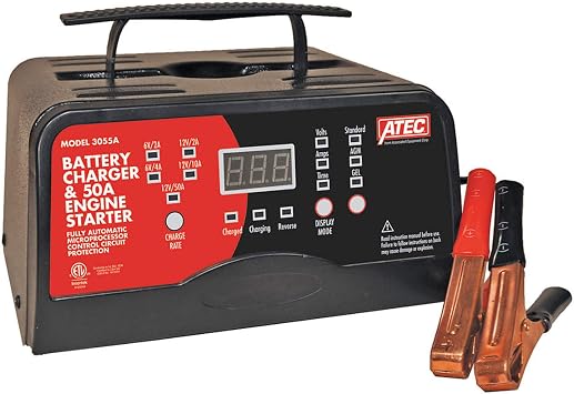 Battery Charger, 120VAC, 5-7/8 in. W
