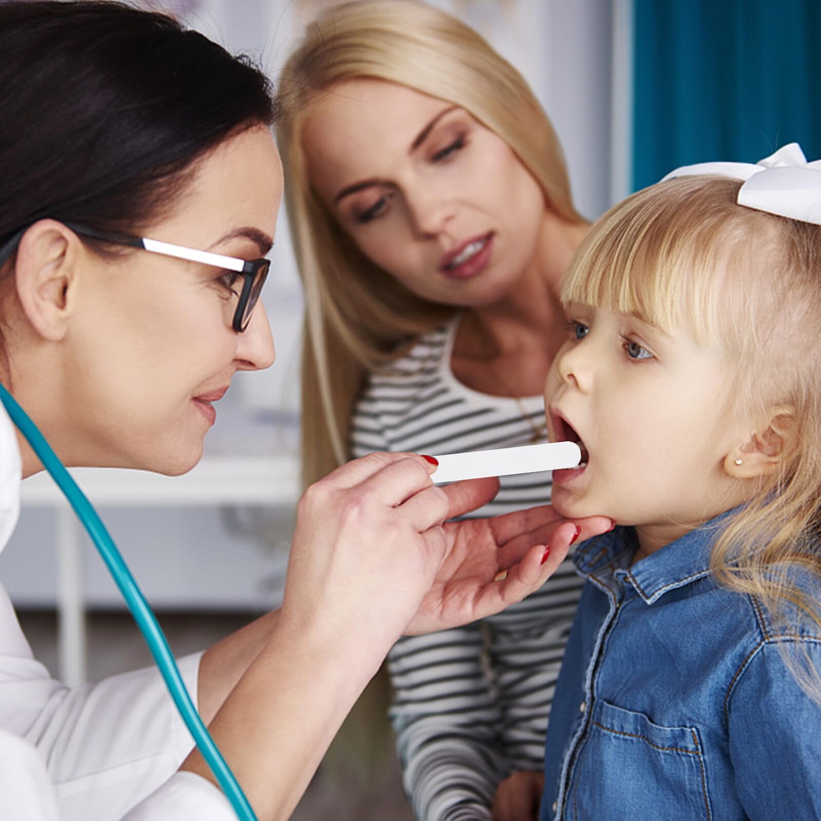 Pp Zungenspatel Praktische Zungenspatel 20 Stück mit Glatter Oberfläche Einweg Mundspatel für Klinik und Zahnarztpraxis im Professionellen Einsatz