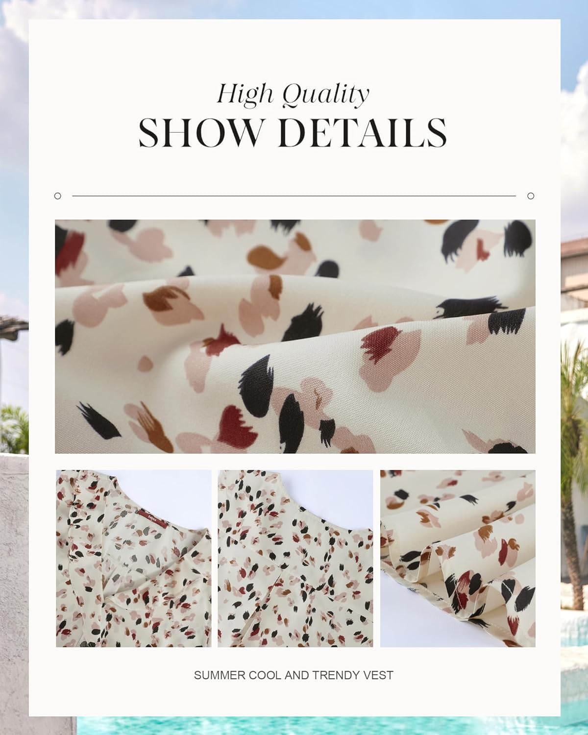 Gaharu Womens Summer Dressy Tank Top Sleeveless Business Casual Blouses Office Work Shirt - Image 6