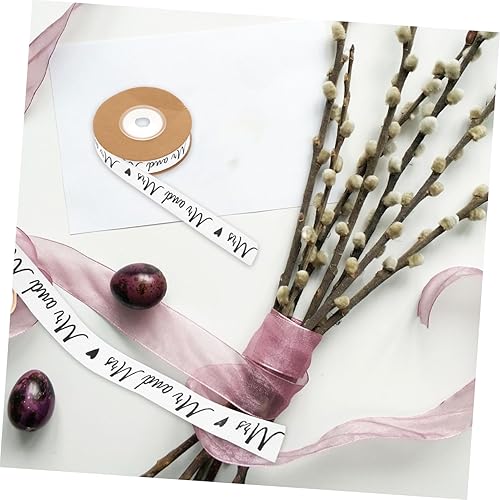 Miniatura 4 de Anneome Diseño de letras de boda, decoración de envoltura de algodón, cinta para manualidades, álbumes de recortes y decoración, longitud de corte