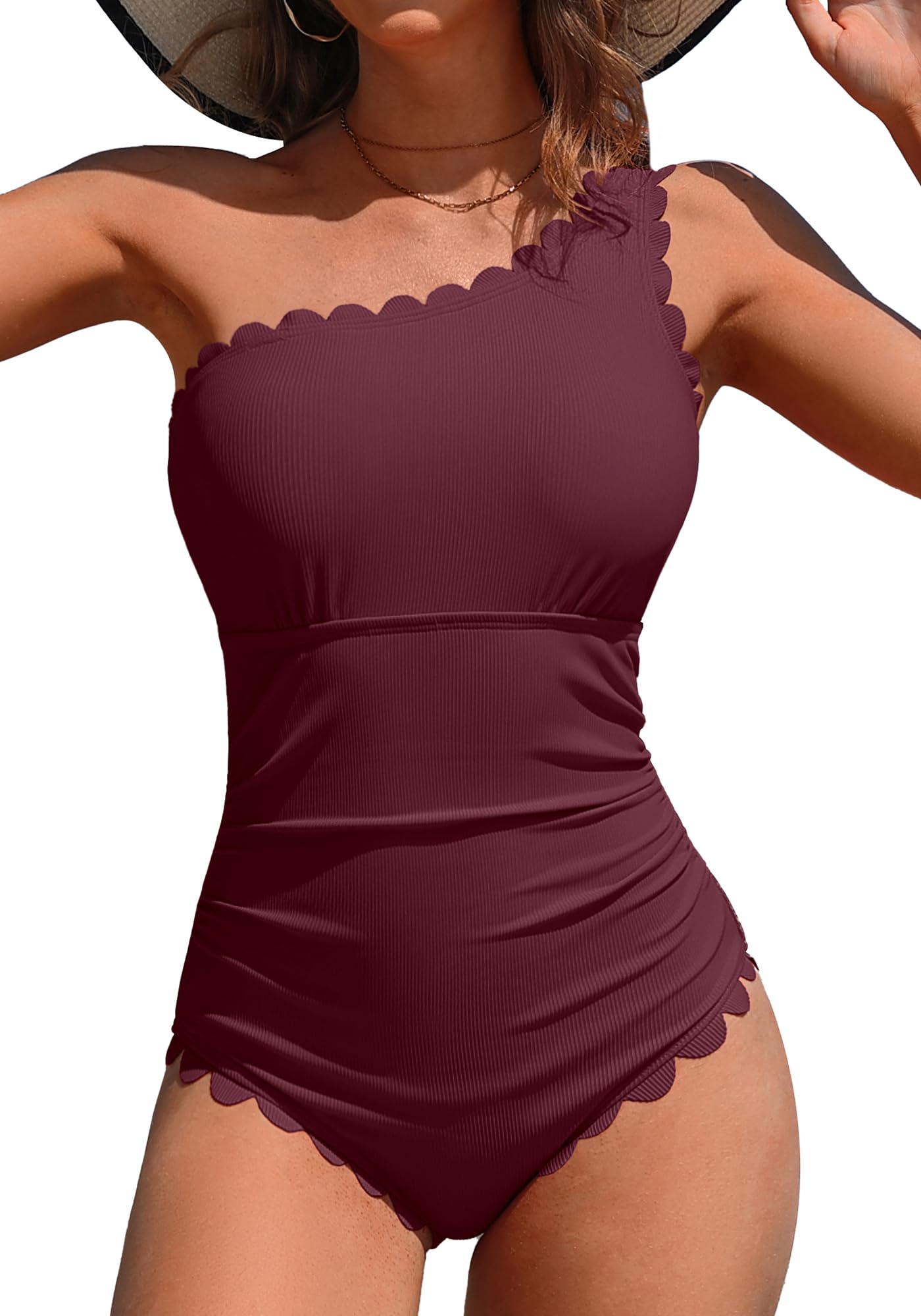 Charmo One Shoulder Swimsuit