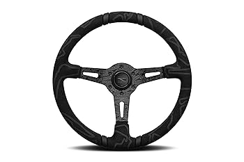 MOMO ステアリング ブラック 350mm Amazon | MOMO(モモ)ステアリング ULTRA BLACK EDITION