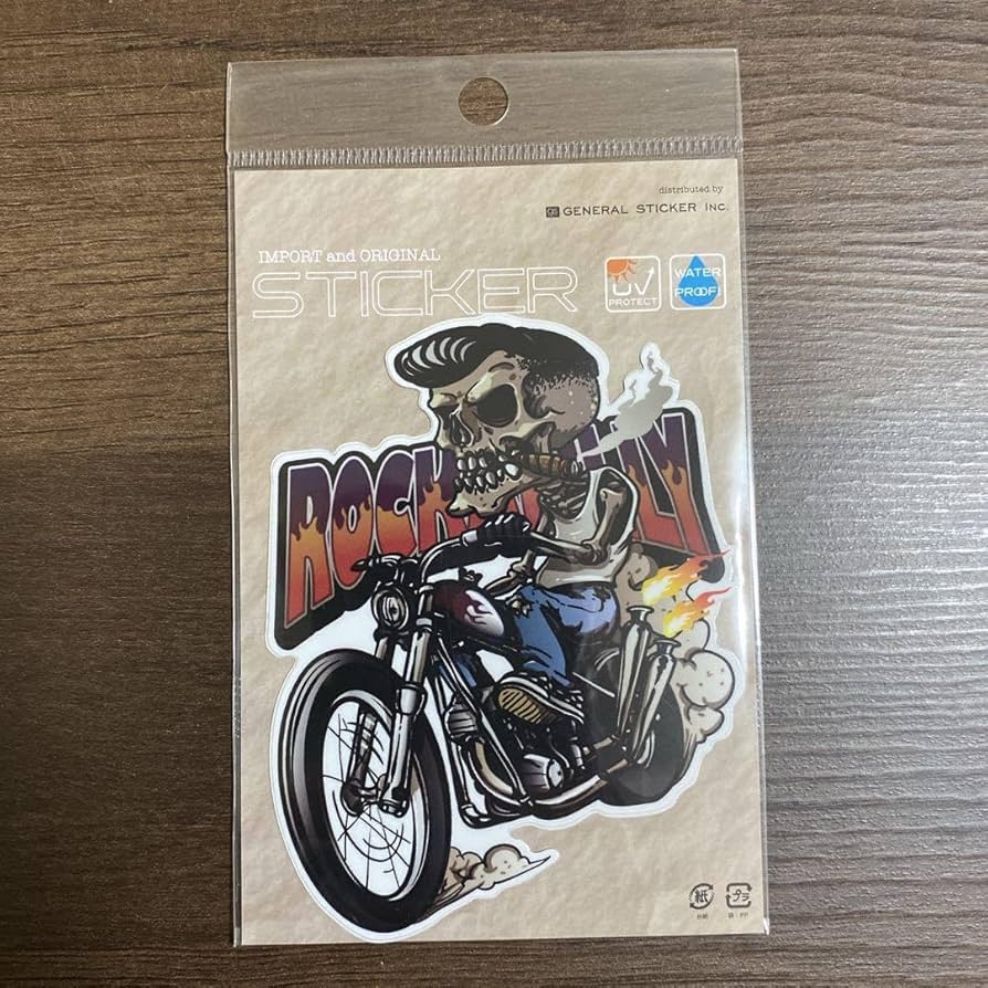 (希少品？？)メガゾーン23 ガーランドバイク シール ステッカー Amazon.co.jp: バイカーステッカー バイク ハーレー ヘルメット