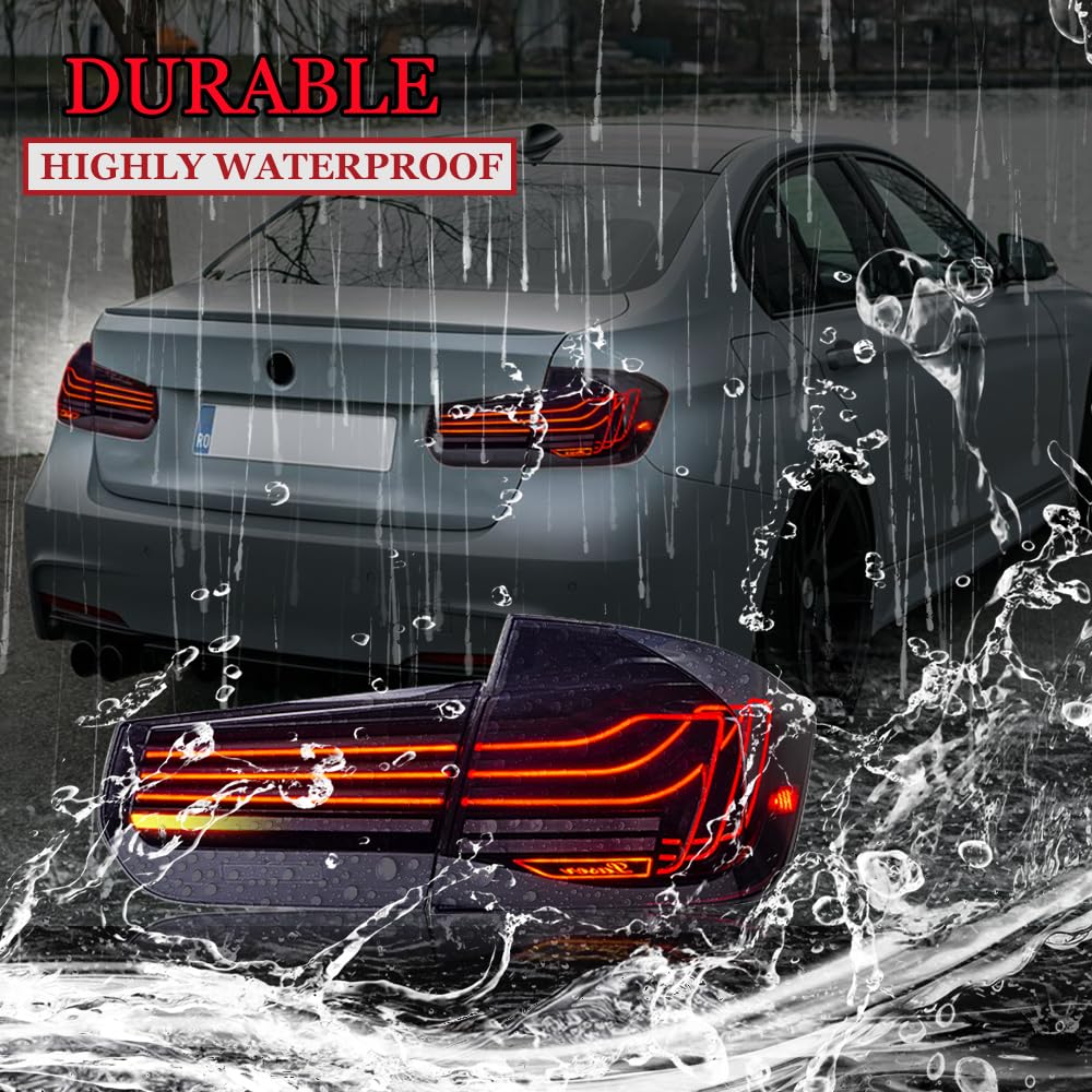 BMW F30 テールライト 前期のBMW F30 テールライトをLCI化|Mパフォーマンステールライト後付