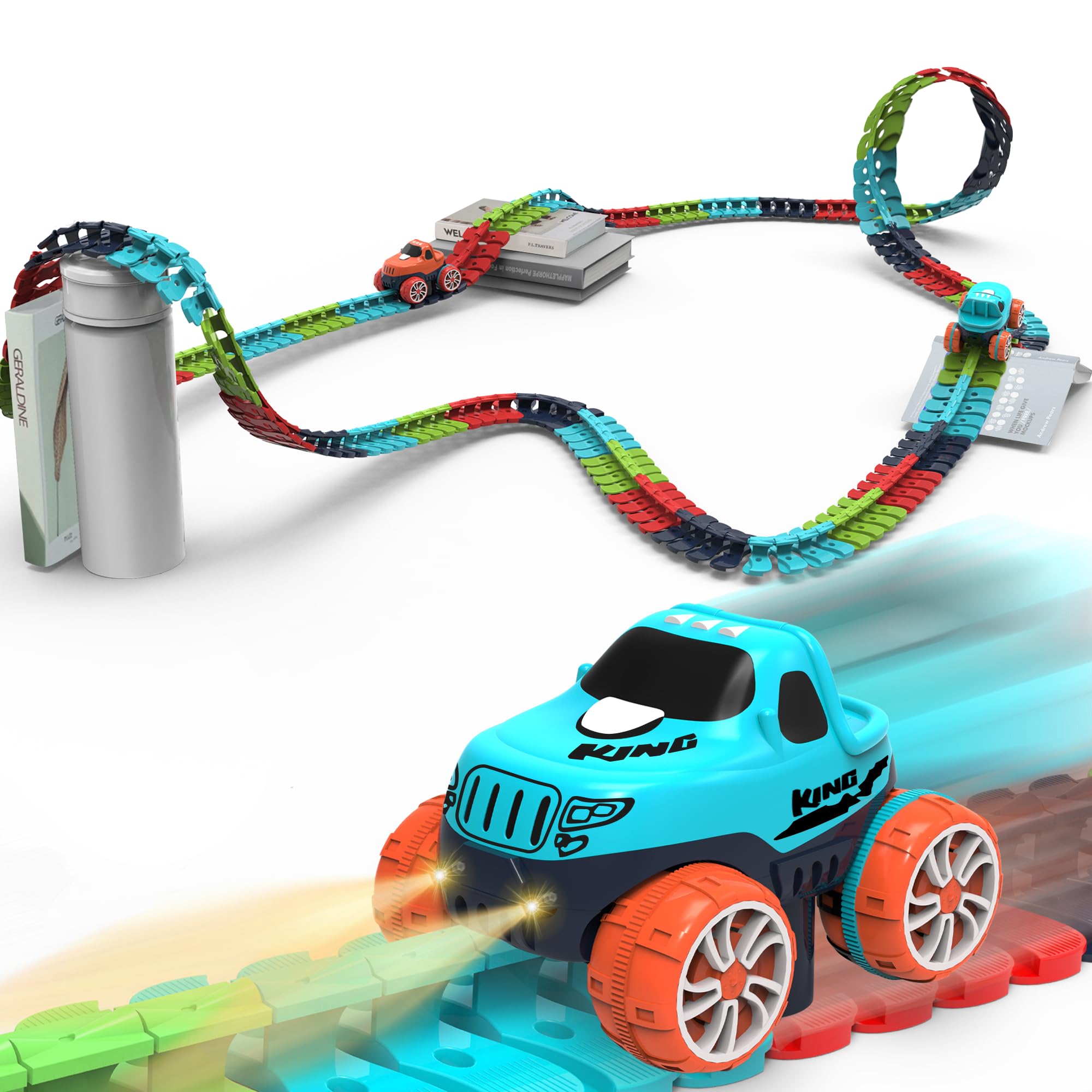 Race Track Toy For Kids Boys With Led Light Up Desertcart Seychelles