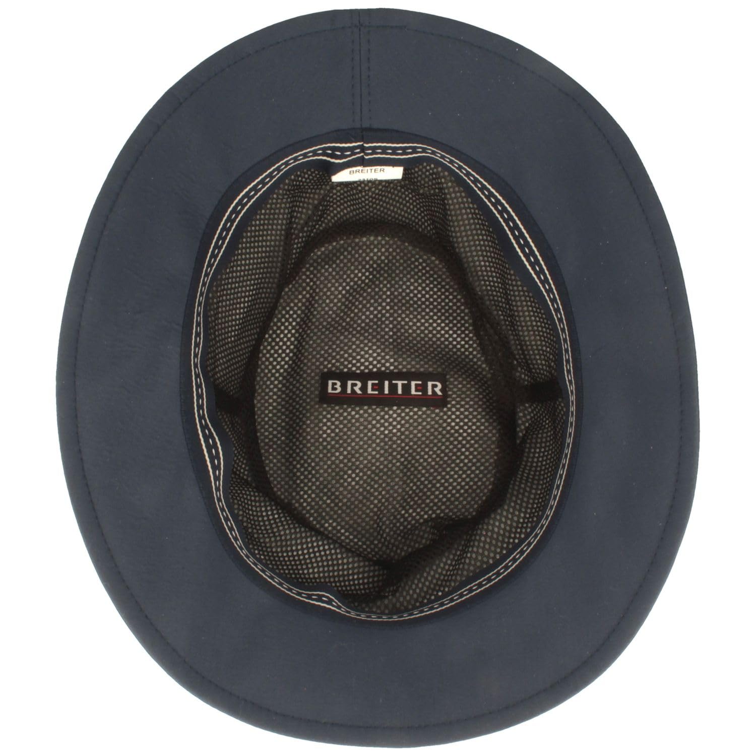 Breiter Cappello da pescatore per esterni, impermeabile, protezione UV, antivento e impermeabile, blu navy 59, Blu navy., 59