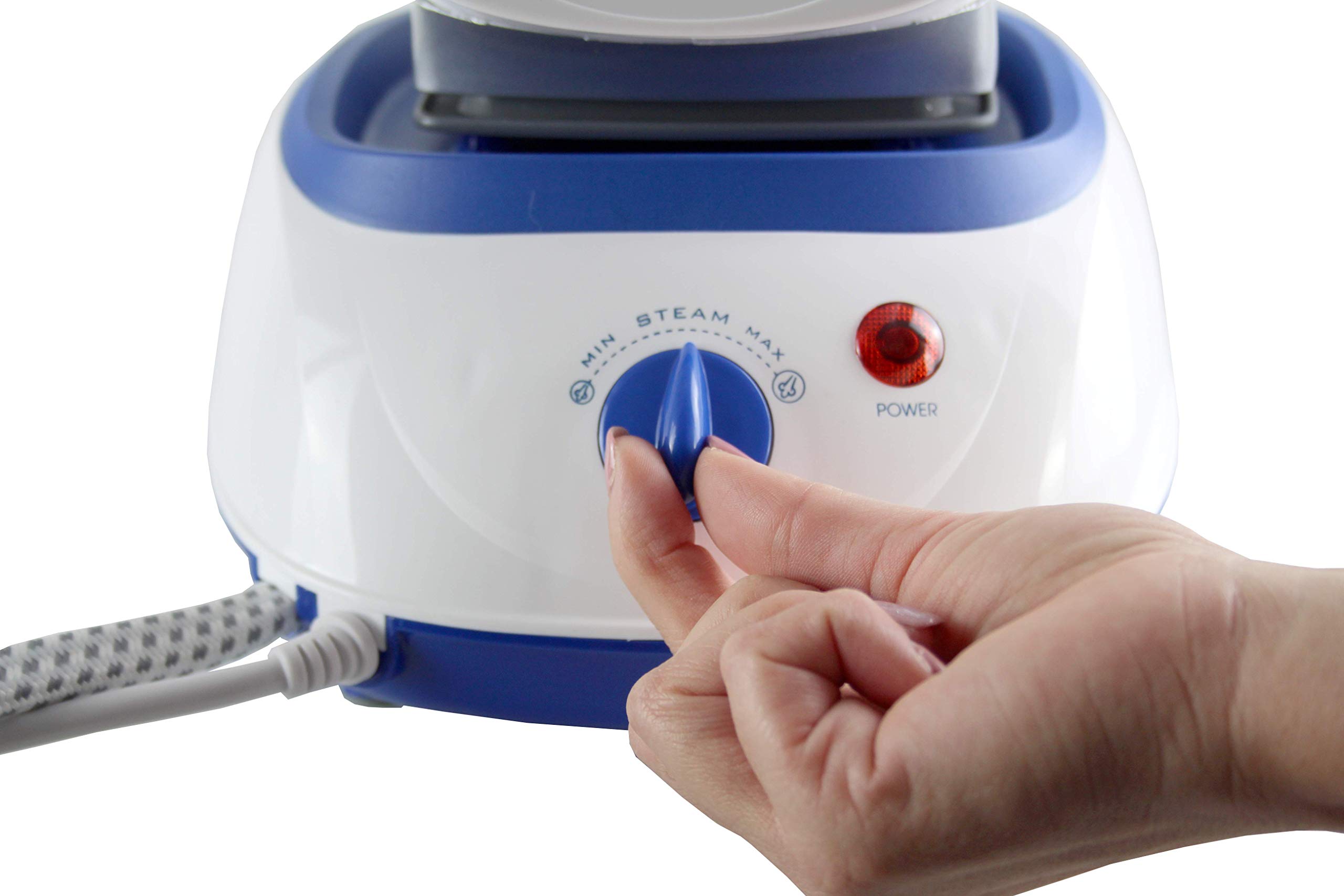 STEAMBOAT 2200 COMPACT- Centro de planchado compacto, 2200W, 900 ml, suela cerámica, depósito extraíble para fácil rellenado,