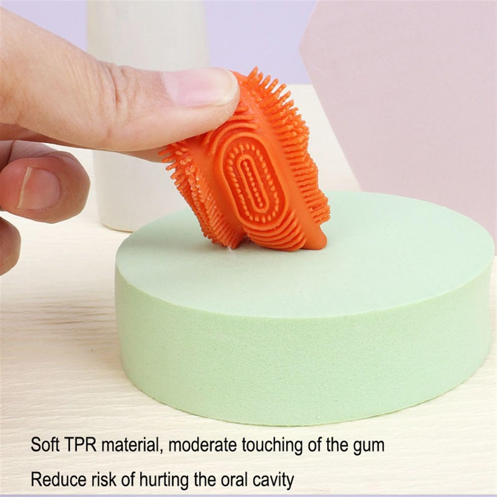 Brosse dentaire for animaux de compagnie Soins bucco-dentaires Brosse dentaire for animaux de compagnie Brosse à dents for chiens en silicone à 360 degrés for chiens de petite race, chiens de taille m