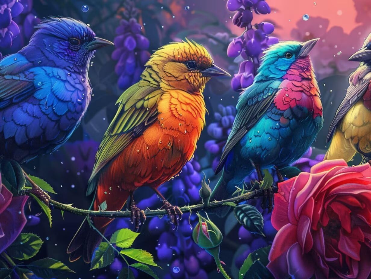 Puzzle de 6000 para Adultos, PáJaro De JardíN, Clásicos YHPGL7-450