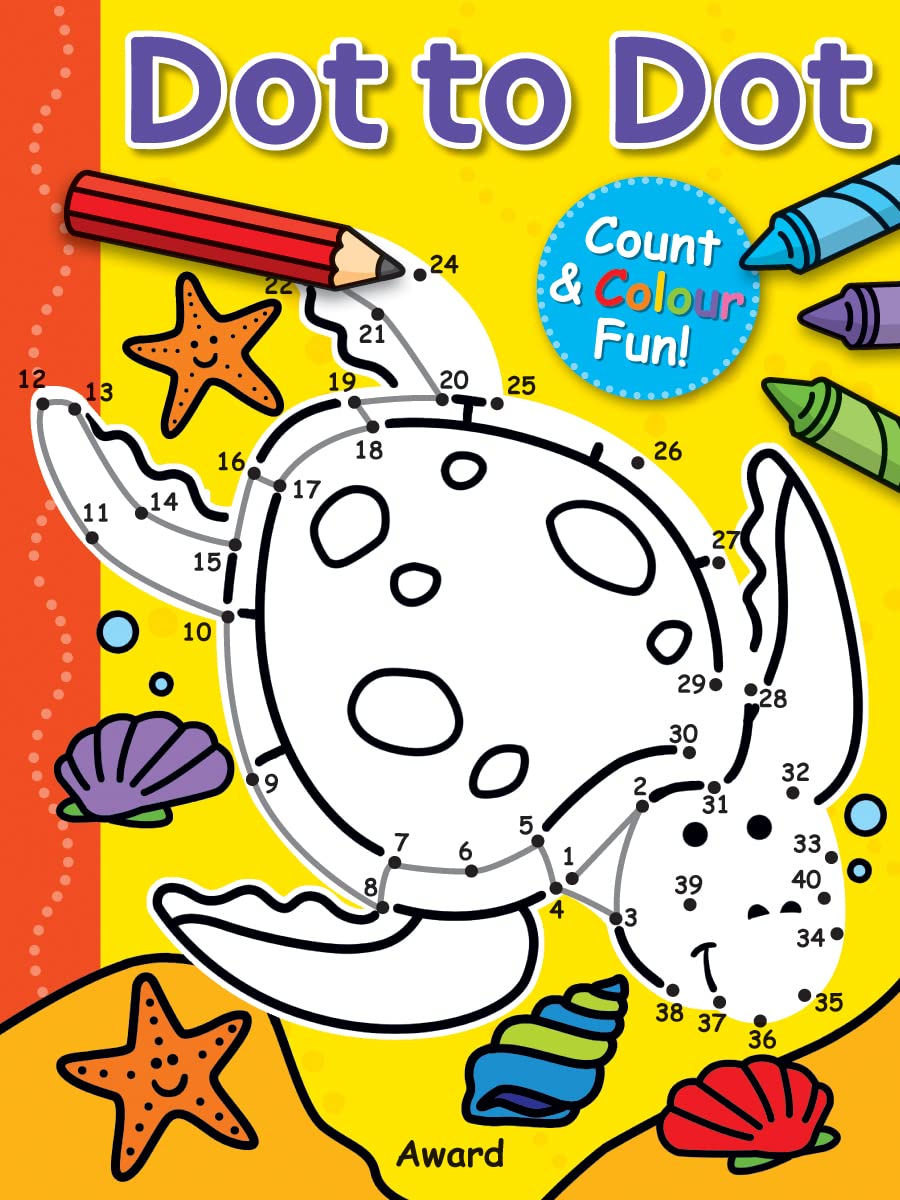 Dot to Dot Turtle and More: Counting & Colouring Fun!