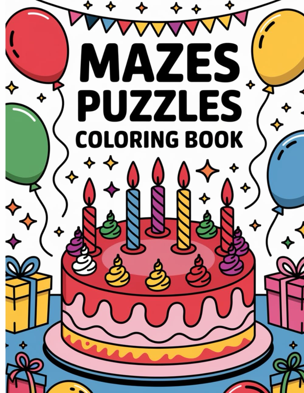 Maze Puzzle Coloring Book | Amazing Mazes to play and color: 38 Play and Color Maze Puzzles for Kids | 8.5 X 11 Inch | Beautiful, Fun images for color (Color & Maze Adventure Series)