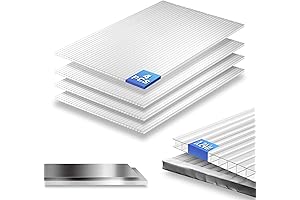 4 Pcs Polycarbonate Greenhouse Panels - Enjoy a Green Haven