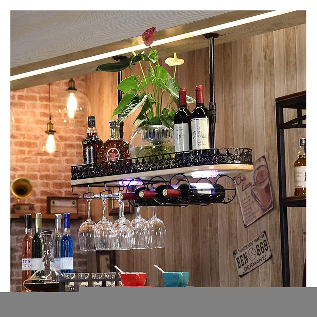 Mueble de vino en madera maciza negra de 80 cm para una decoración europea de alta gama