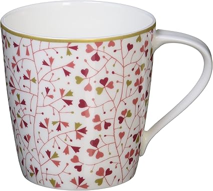 Amazon Co Jp Narumi ナルミ マグカップ 赤リーフ レッド 290cc 電子レンジ温め 食器洗浄機対応 2697 ホーム キッチン