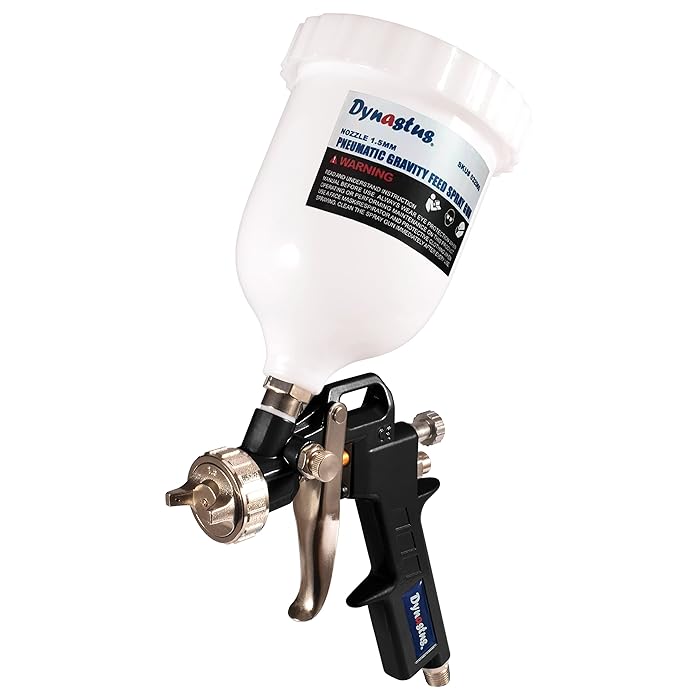 Buy Dynastus 20 Oz. Pneumatic Paint Sprayer HVLP Air Gravity Spray Gun