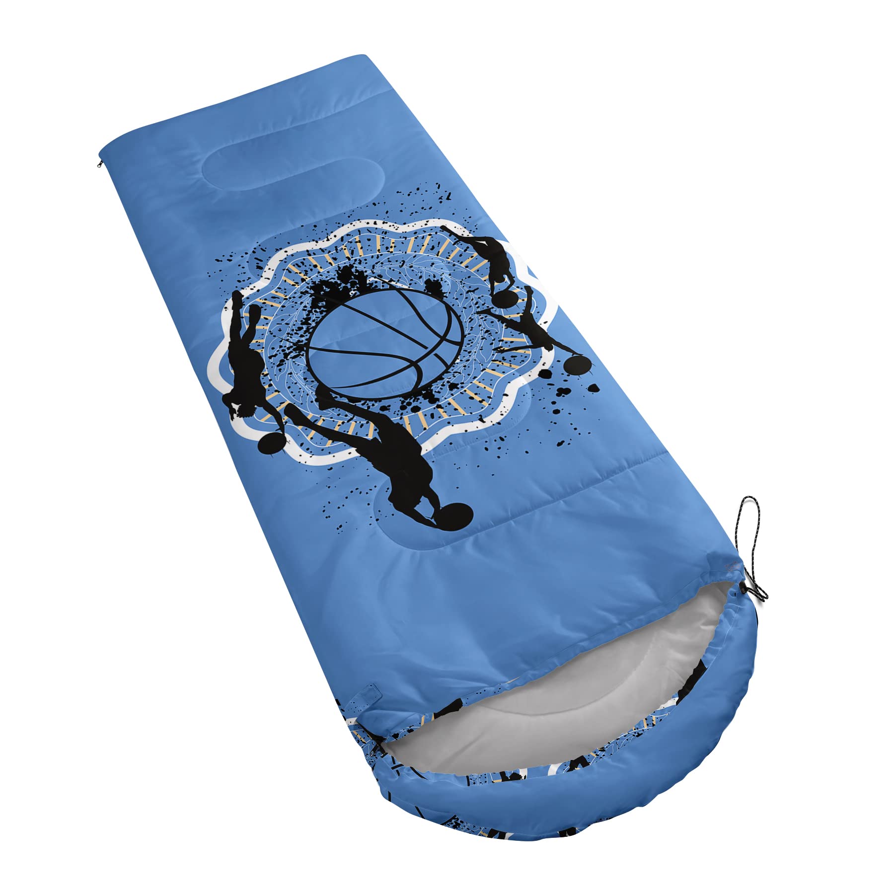 QOOMO Sacos de Dormir de Camping, 3 Estaciones de Clima cálido y Fresco, Ligeros, Impermeables, Sacos de Dormir para Adultos y niños, Viajes y al Aire Libre, Equipo de Camping