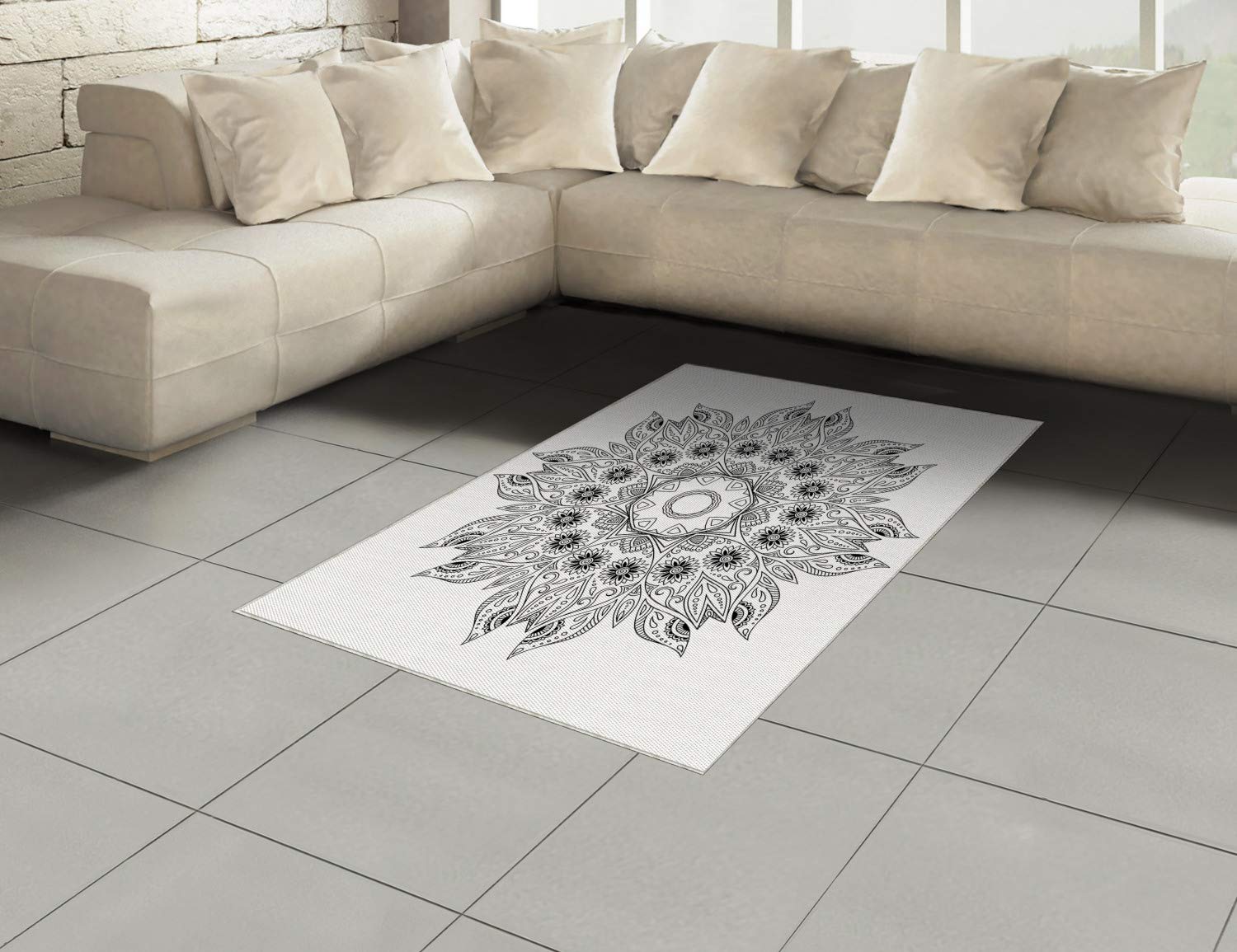 Bohemen Mandala Gebied Tapijt Groot, Tapijten Tapijten voor Woonkamer