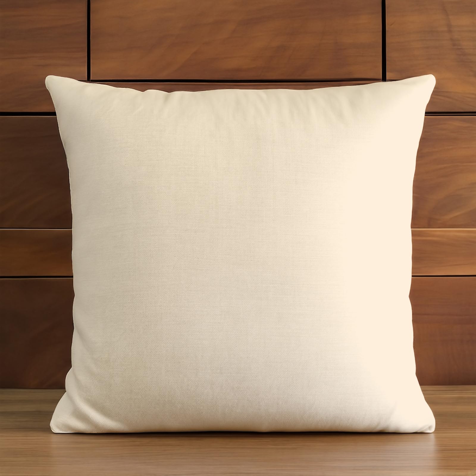 Kissenbezug 20x30 cm Uni Beige Baumwolle Dekokissen Kissenhülle Couchkissen Sofakissen Deko Reißverschluss