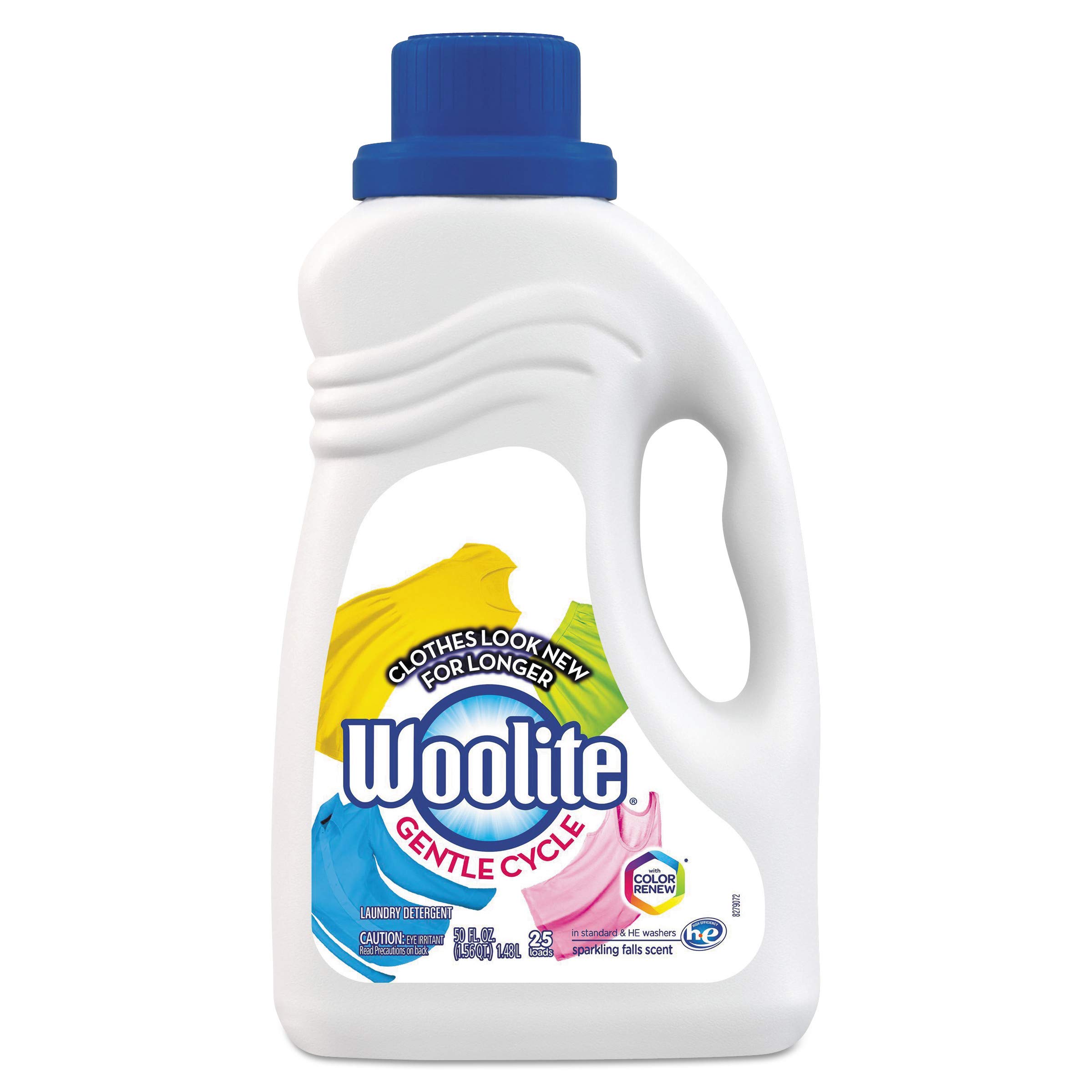 WooliteGentle Cycle Liquid Laundry Detergent, Sparkling Falls Scent, 50 Oz/25 Loads