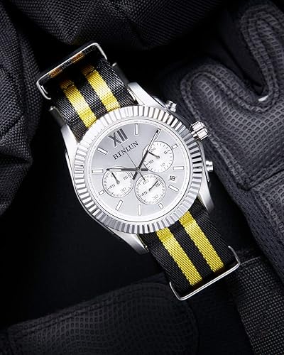 Miniatura 5 de Correas de reloj de repuesto de nailon balístico de alta calidad de NATO G10, con hebilla de acero inoxidable, para hombres y mujeres, 0.709