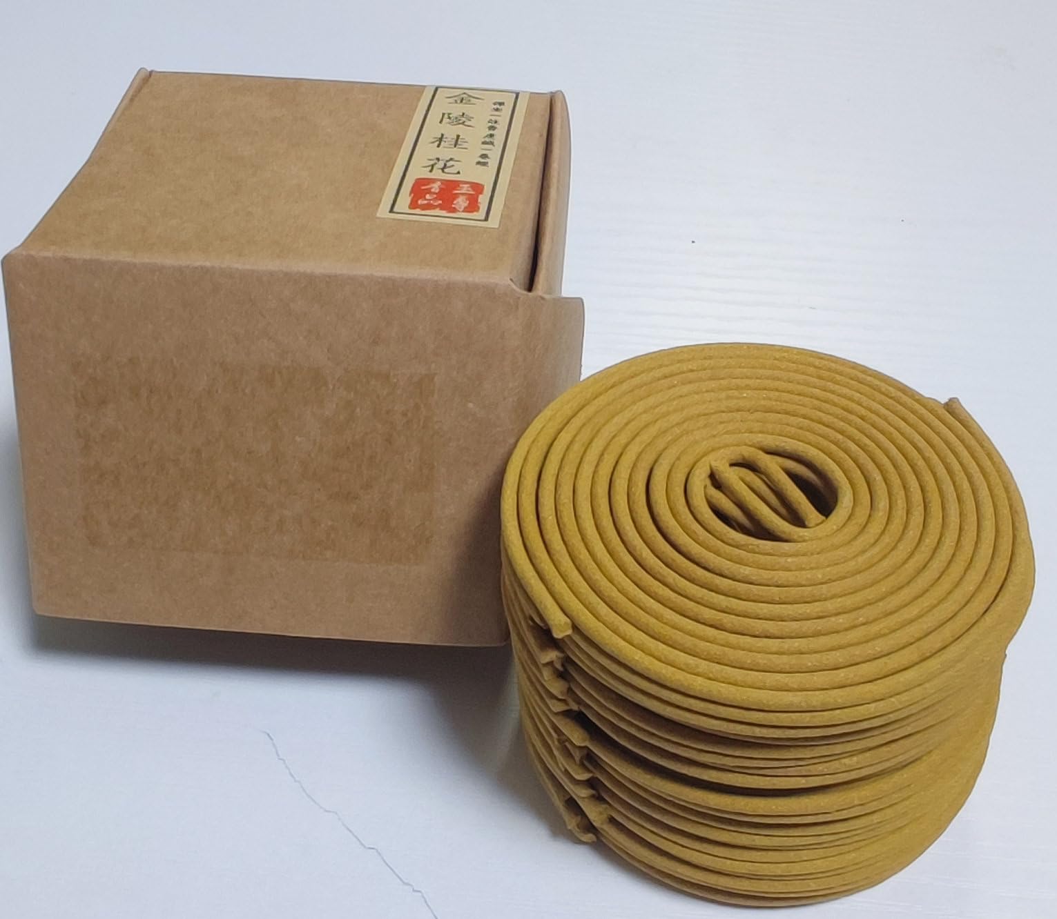 Leadwider Brown Natural Incense Coils, 48 Pieces, 3.5-Hour Burn Time Natural Aromatherapy For Indoor Use(Osmanthus)