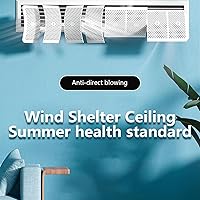 Vista 5 de Deflector de ventilación independiente ajusta la dirección del viento a voluntad, deflector de ventilación de registro de techo, deflector de aire