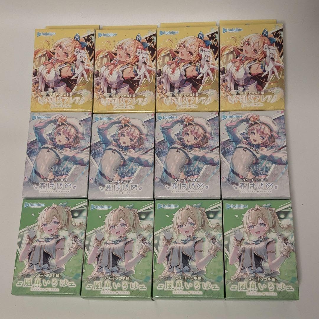ホロカ スタートデッキ轟はじめ&不知火フレア&風真いろは各4個 楽天市場】ホロライブ ホロカ 第3弾 スタートデッキ 「不知火