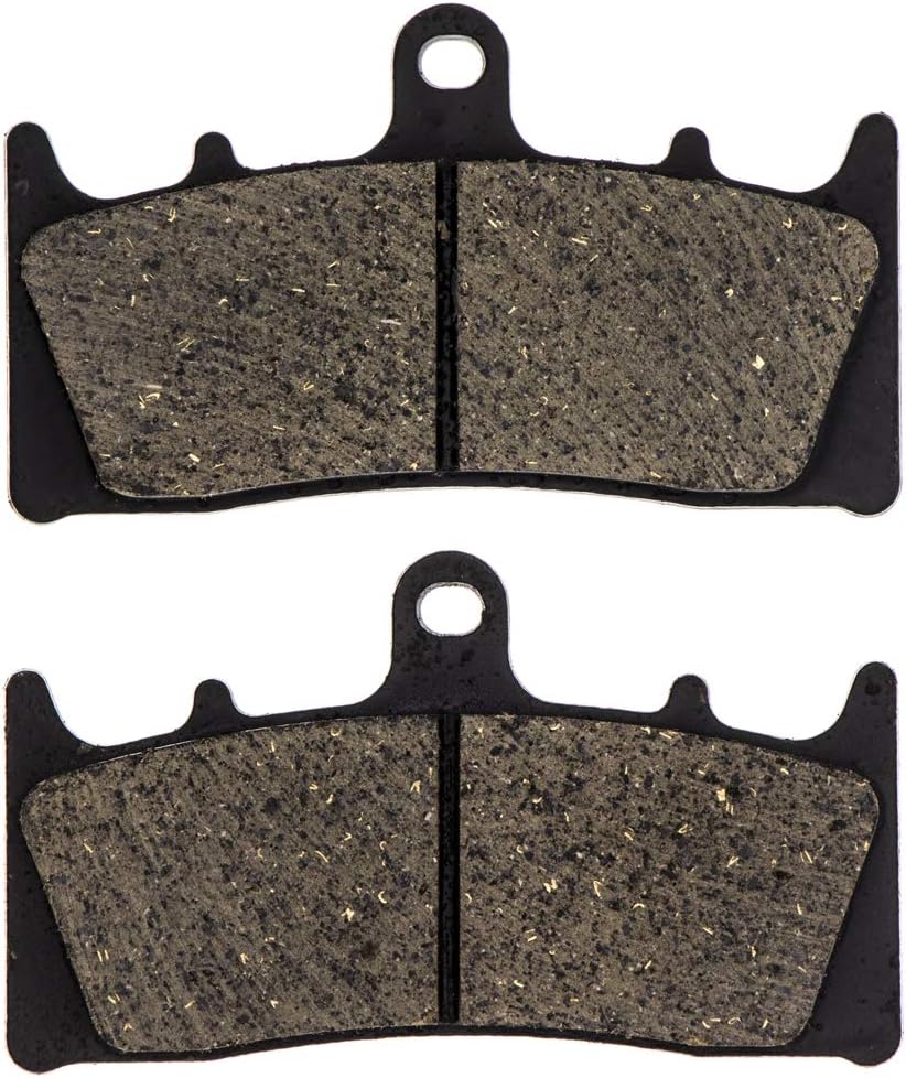 NICHE Brake Pad Set for Kawasaki Ninja ZX6R ZX9R ZZR600 43082-1213 43082-1224 Front Rear Organic