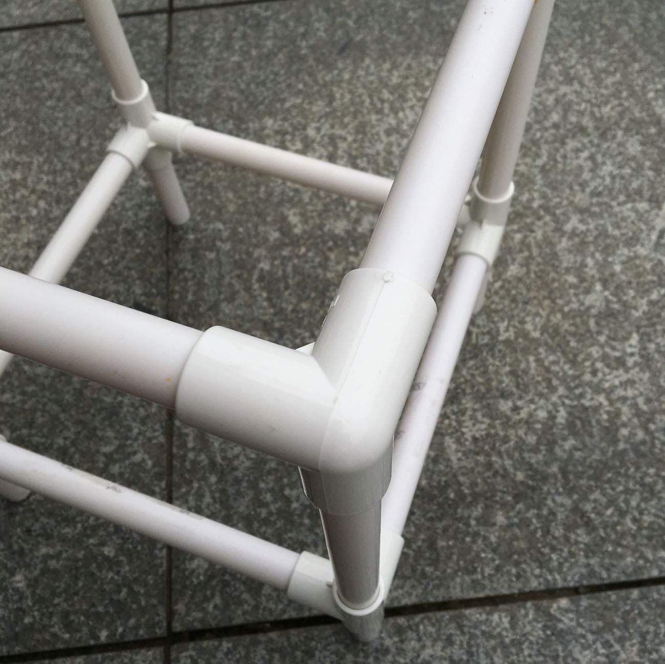 Pvc Frame Support Snapklik.com : PZRT 4pcs 1/2 Inch 3 Way PVC Fitting Furniture Grade ...