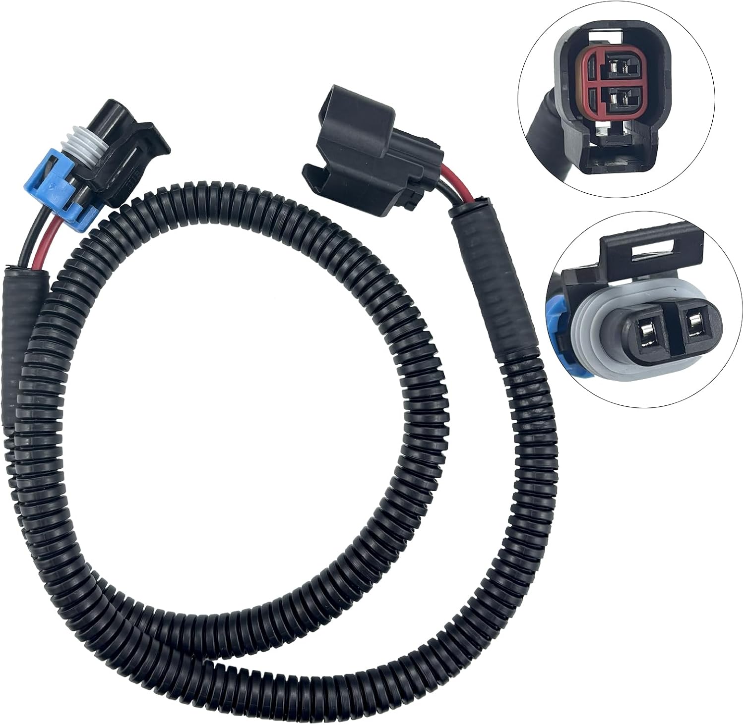 2Pcs Fuel Injector Nozzle Harness Set Compatible with Polaris Ranger 800 2011-2017 Ranger Crew 800 2010-2014 Ranger XP 800 2012-2013 RZR 800 2011-2013 0280158197 1204318 1204319