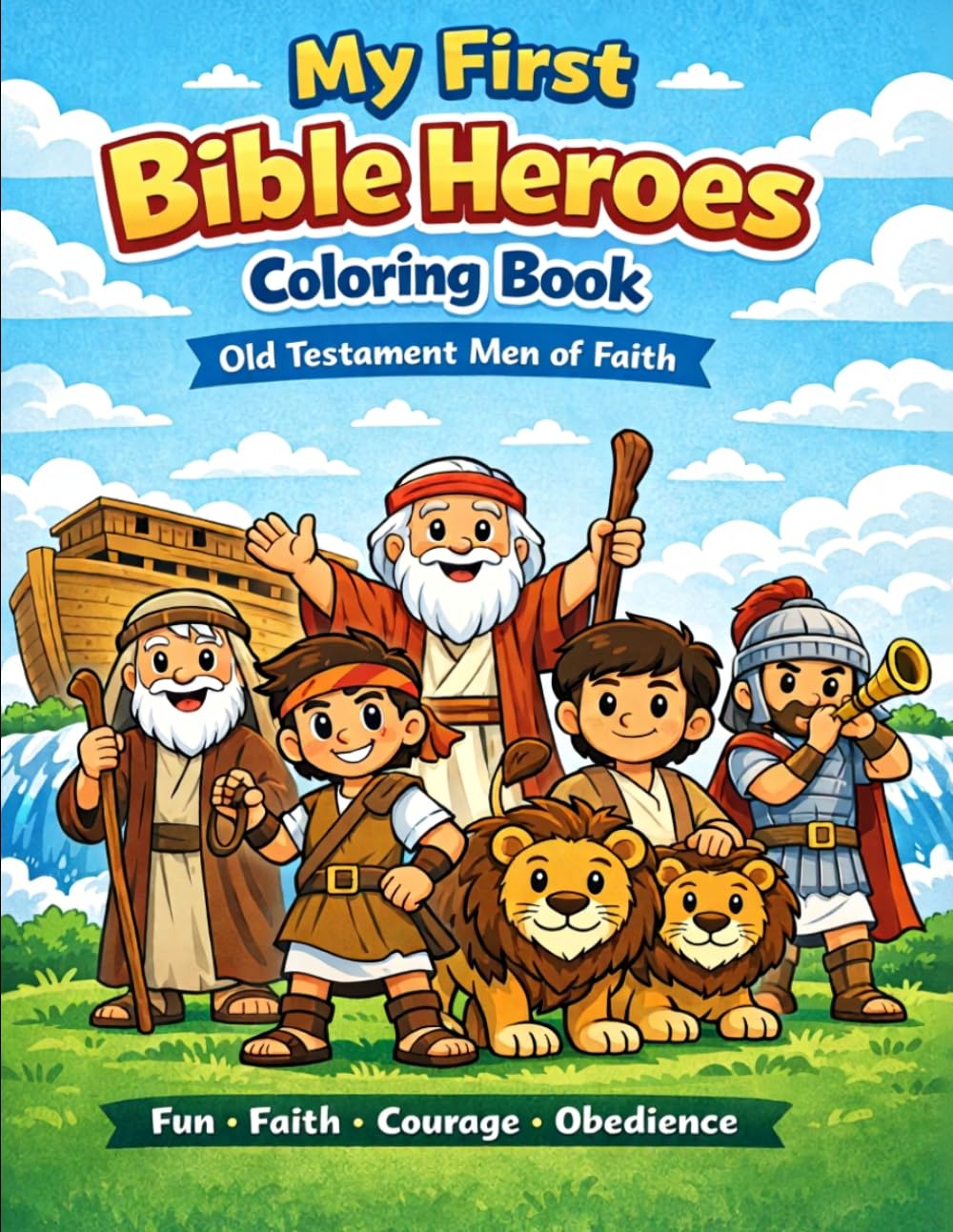 My First Bible Heroes Coloring Book: Old Testament Men of Faith