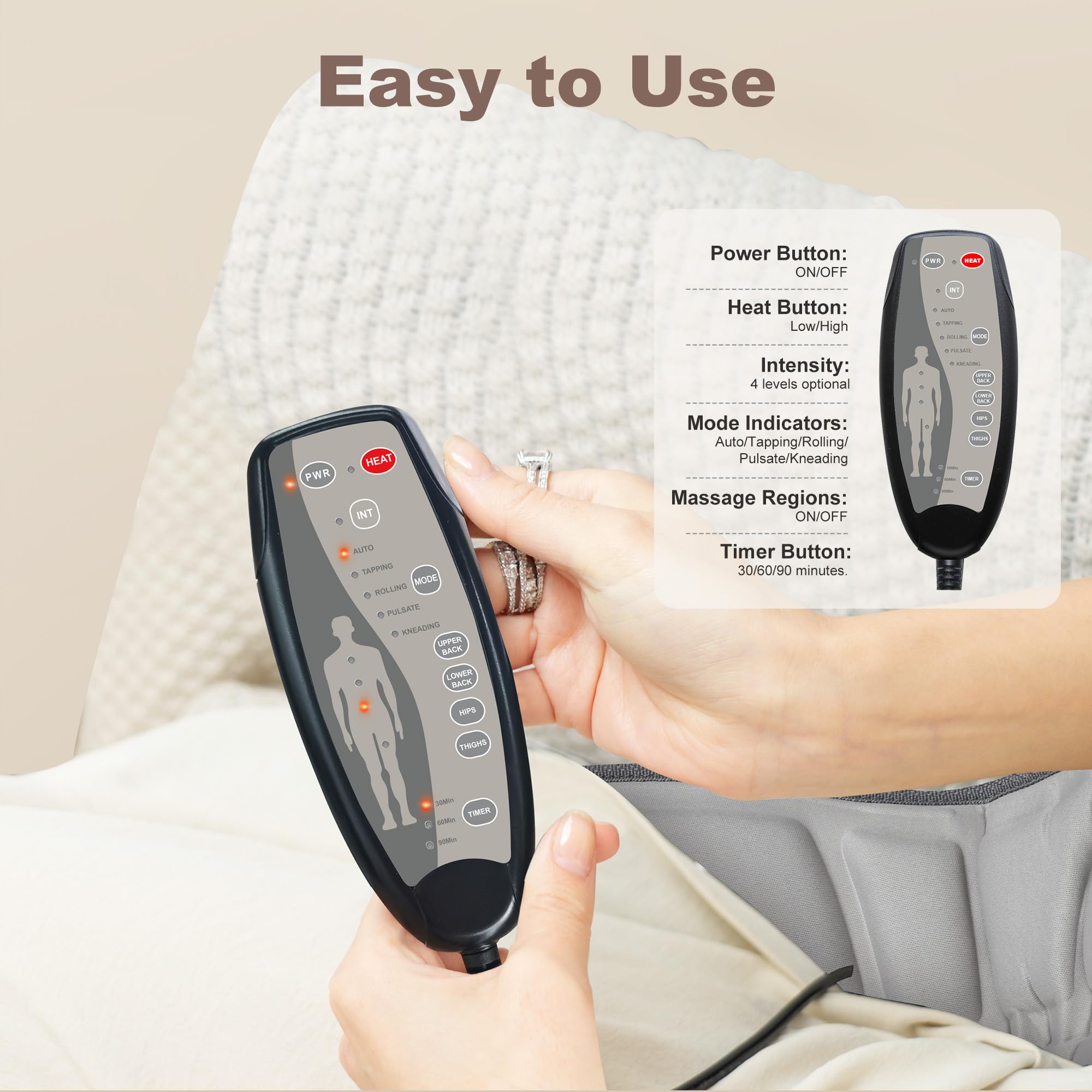 back massager with heat and vibration How to Get Vibration Over Silent on iPhone & Android main image 1