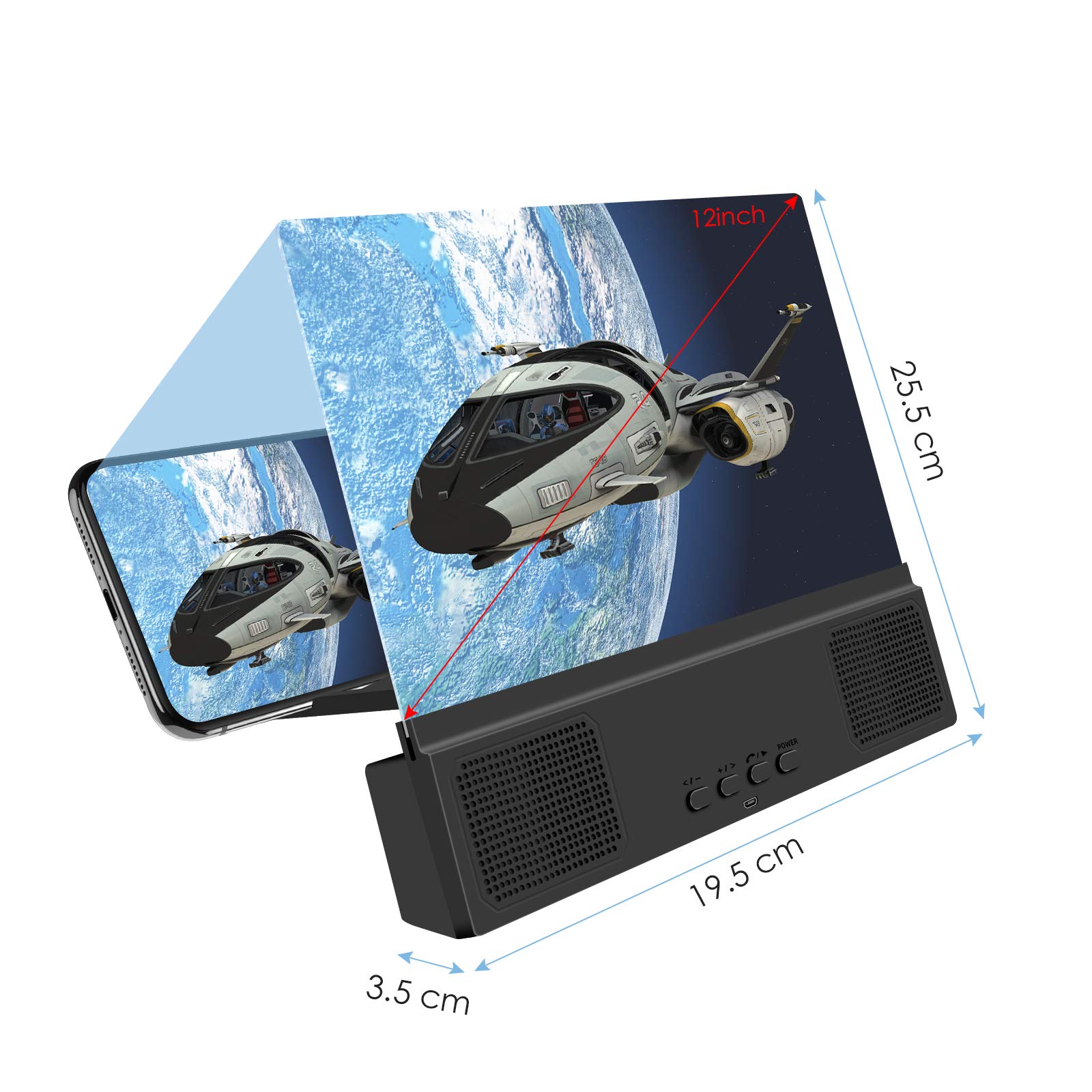 Hemobllo Loupe D'écran De Téléphone Portable Pour Visionnage