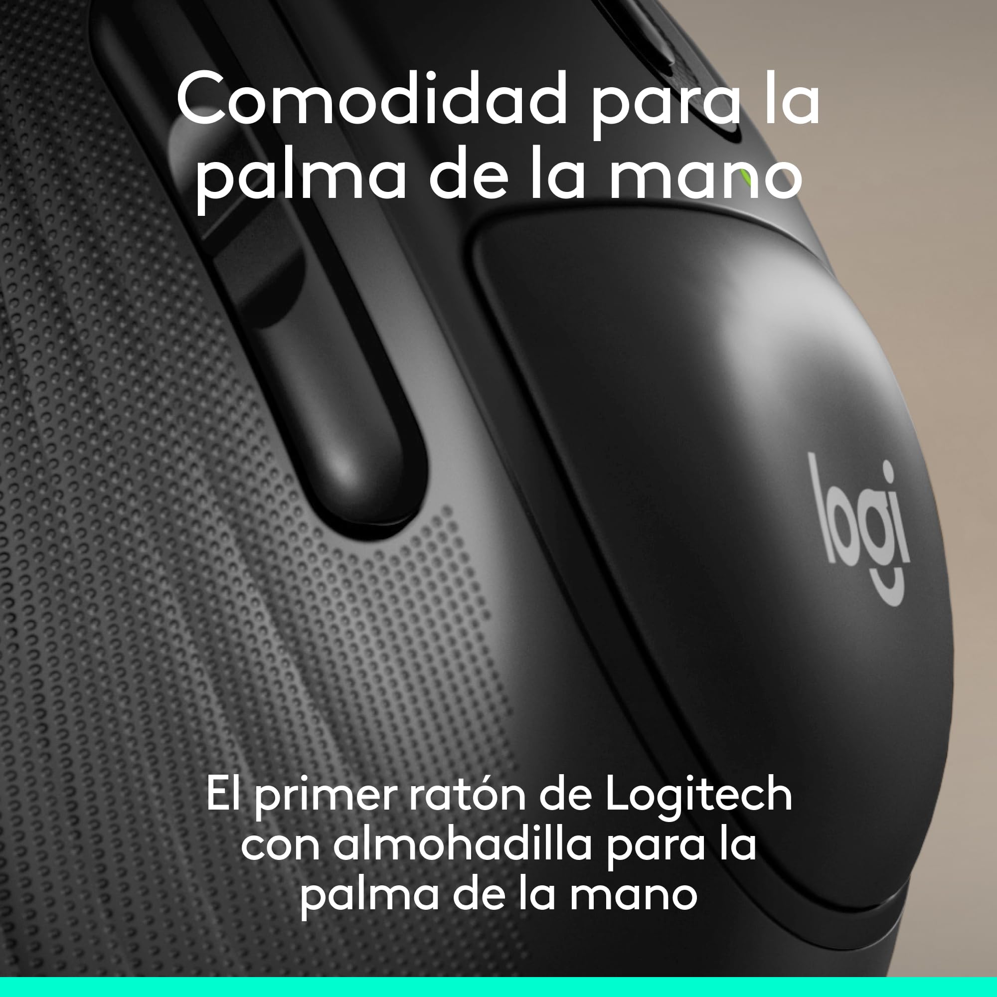 Logitech Signature Comfort Plus M850 L, ratón inalámbrico, ratón Bluetooth con Almohadilla para la Palma, clics discretos, autonomía de 24 Meses, Botones Personalizables, Windows, Mac y iPad - Negro
