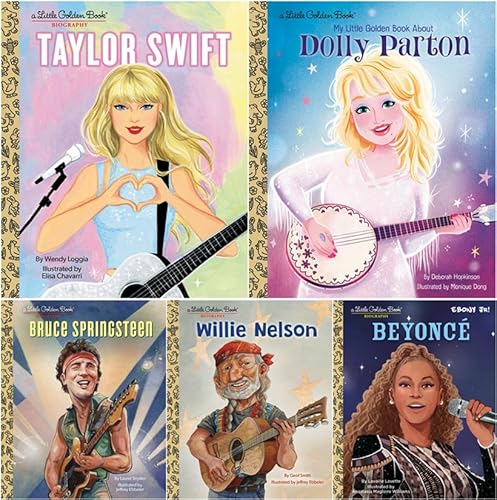 Five Best Musical Biographies Collection: Taylor Swift, Dolly Parton, Bruce Springsteen, Willie Nelson and Beyonce