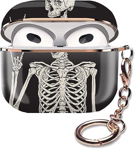 Txocouk Funda protectora rígida a prueba de golpes para Airpods 3, con llavero, bonita funda para AirPods de tercera generación, para niñas, mujeres disponible en Yaxa Peru