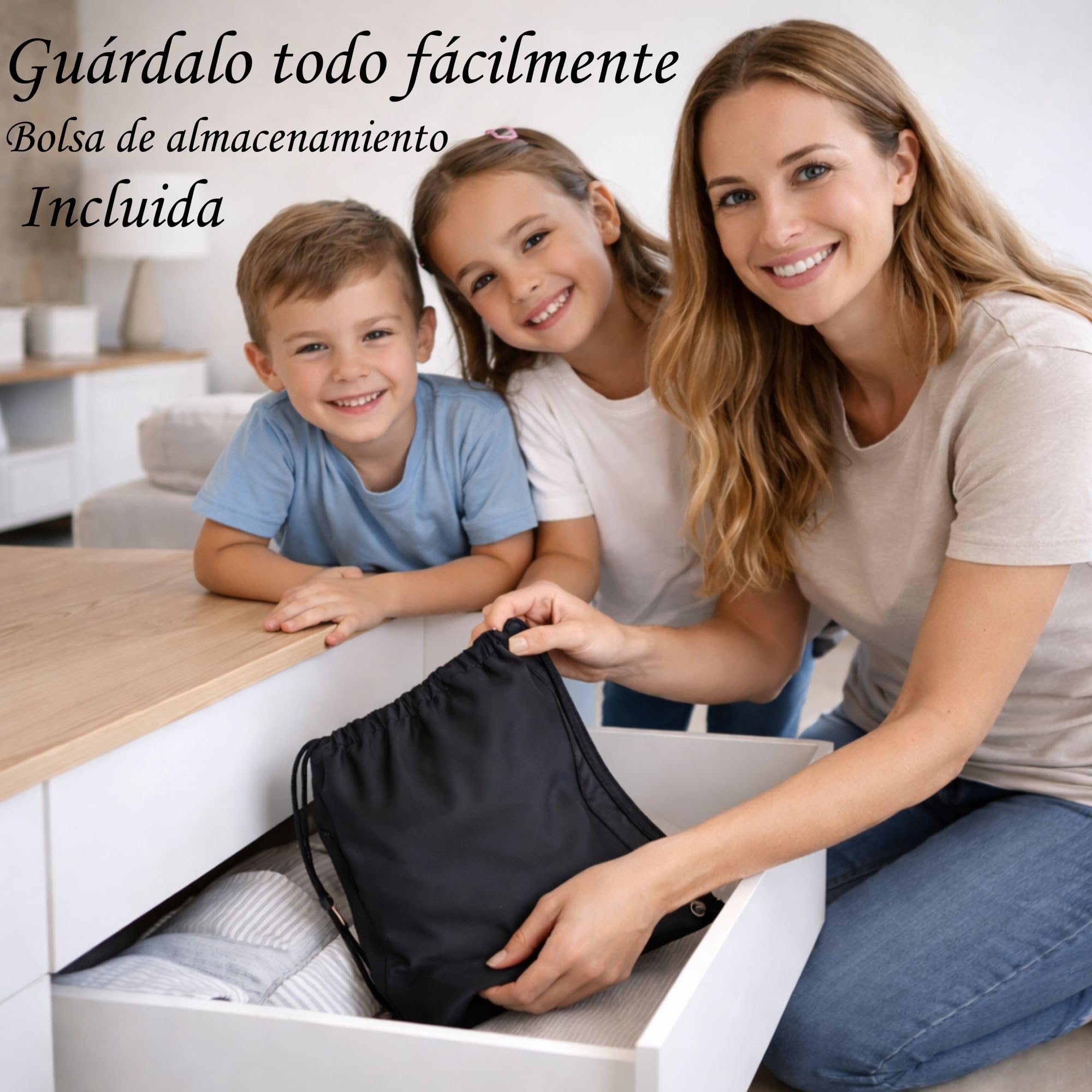 Ruedas para Mover Muebles Pesados - Elevador de Muebles hata 300 kg, Kit de Transporte con Palanca y 4 Patines deslizantes, Incluye Bolsa de Almacenamiento Gratis, Sin Esfuerzo y sin Dañar la Espalda