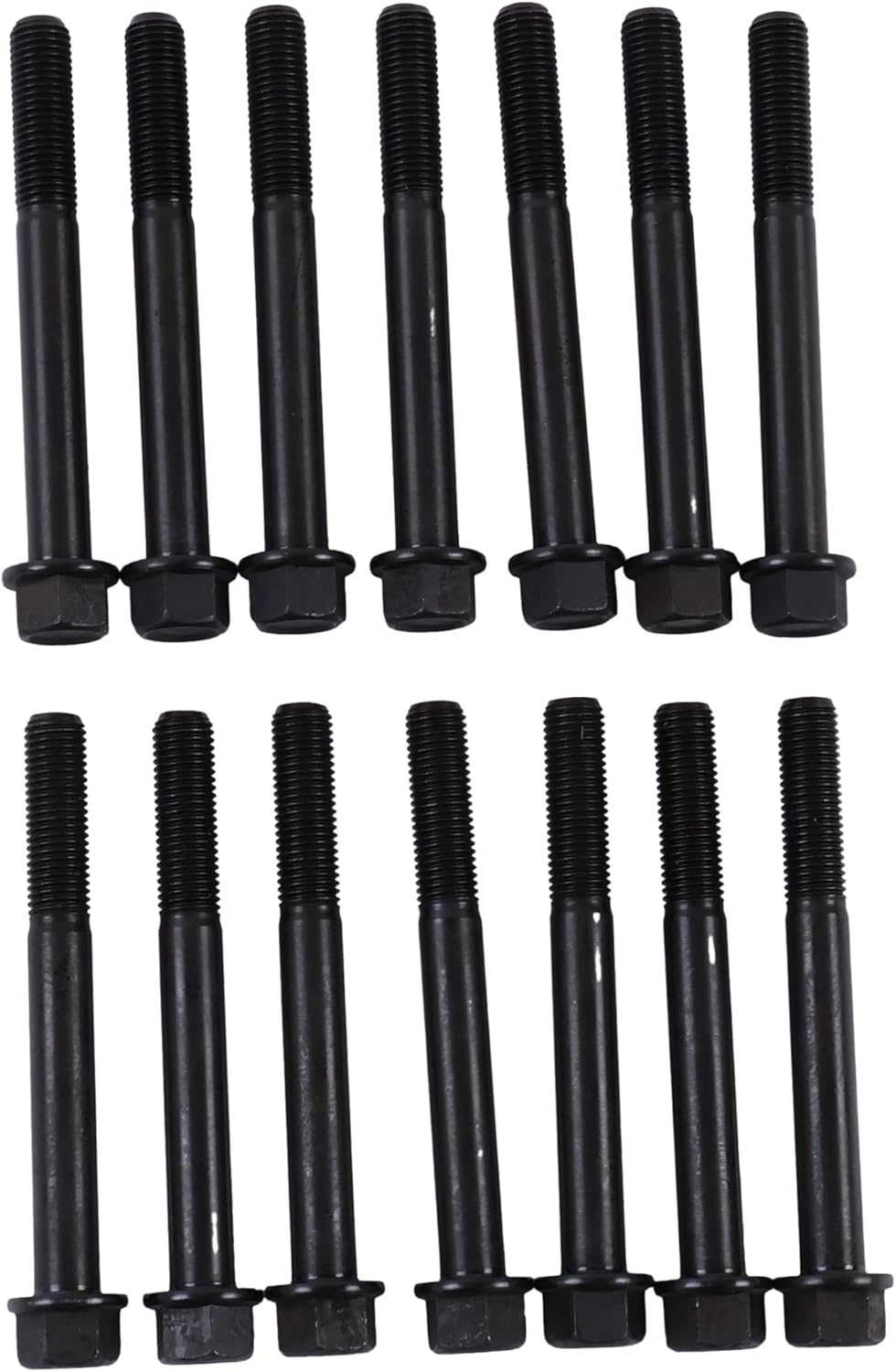 FridayParts 14Pcs Cylinder Head Bolt 19202-03450 Compatible for Kubota Engine D1402 Tractor L175 L185 L2250 L2550 L3250 M4000 M4030 M4500 M4950 M5030 Replacement