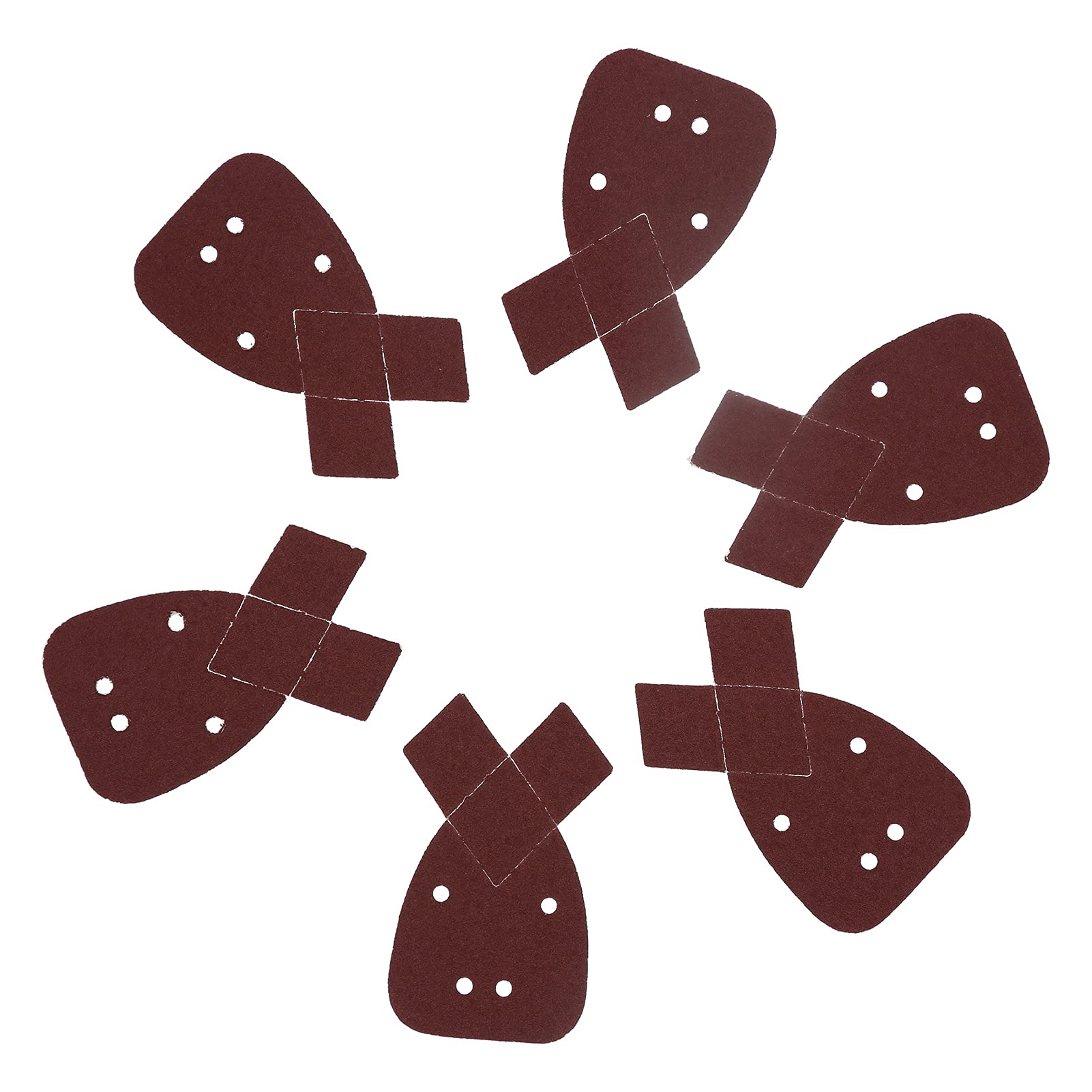 Multitool Sandpaper, Sander Sandpaper Premium Easy Replacement 40pcs for Wood Rubber Leather Plastic Stone for Grinding Polishing and Sandin