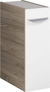 FACKELMANN Badunterschrank KARA: 41x70x32cm Mit Soft-Close - Anthrazit/Weiß