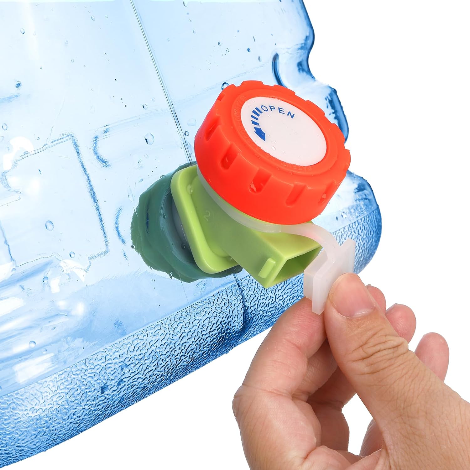 Dicunoy Camping Water Container, 2.6 Gallon Portable Water Jug with Spigot, Thick Water Dispenser Brick with Wide Filler Opening for Hiking, Picnic, Vehicle, Outdoor, Emergency, Hurricane Supplies - Image 5