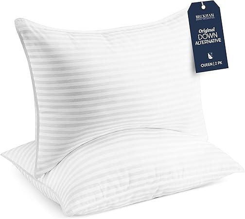 Beckham Hotel Collection Bed Pillows Standard/Queen Size Set of 2