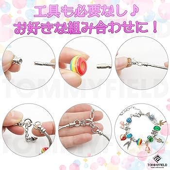 ゲーム・おもちゃの小物・アクセサリー 楽天市場】宝石おもちゃアクセサリーキット キッズブレスレット